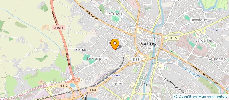 localisation de l'entreprise MBE IMMOBILIER  CASTRES