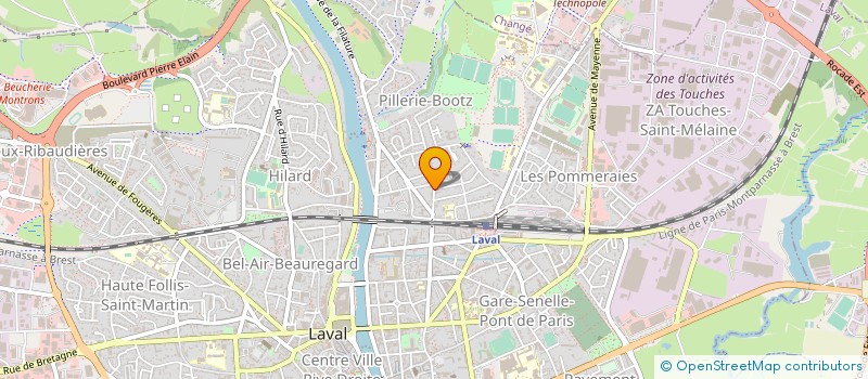 localisation de l'entreprise MBE LIVRAISON à LAVAL