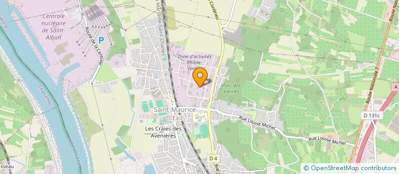 localisation de l'entreprise MBE MENUISERIE à SAINT-MAURICE-L'EXIL