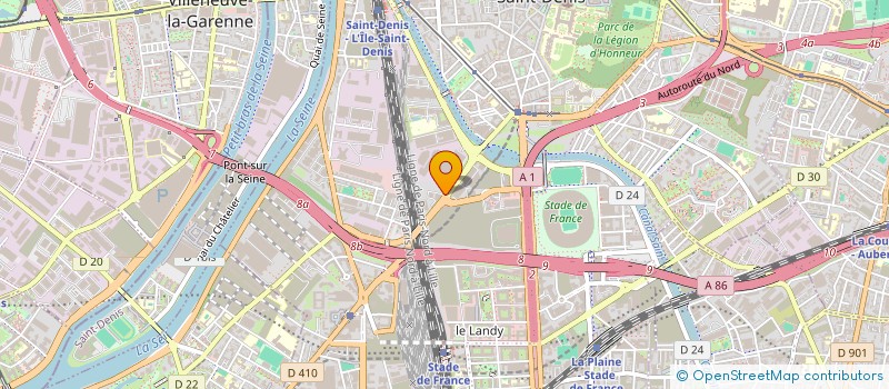 localisation de l'entreprise MBE TRANSPORTS à SAINT-DENIS