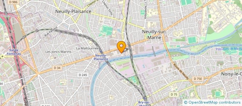 localisation de l'entreprise MBE VISION à NEUILLY-PLAISANCE