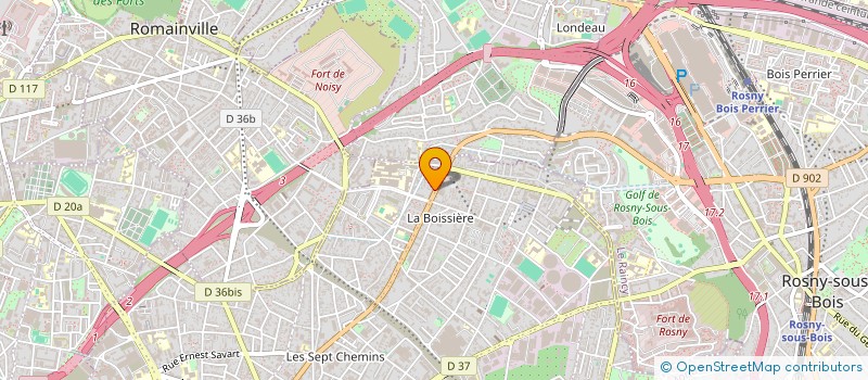 localisation de l'entreprise MBEAUTY  MONTREUIL