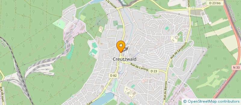localisation de l'entreprise MBEAUTY ESTHETIQUE à CREUTZWALD
