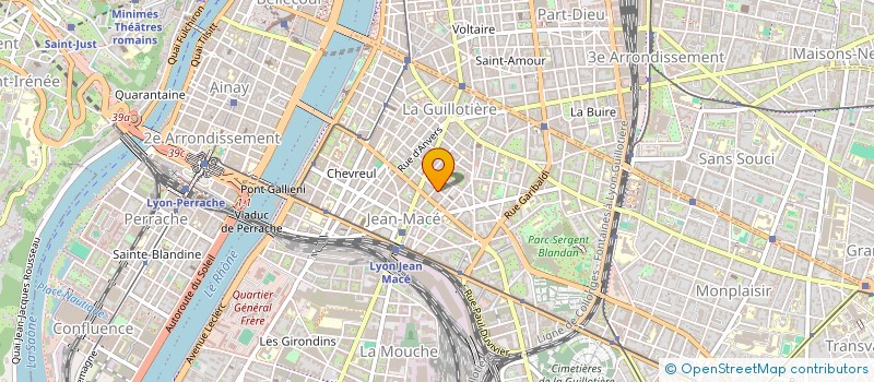 localisation de l'entreprise MBEV SAS  LYON