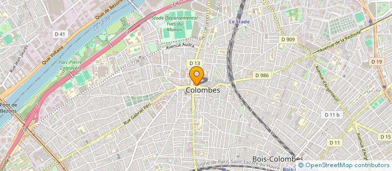 localisation de l'entreprise MBEWEB à COLOMBES