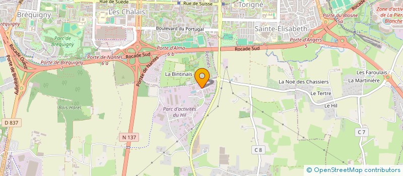 localisation de l'entreprise MBF  NOYAL-CHATILLON-SUR-SEICHE