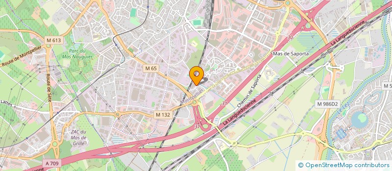 localisation de l'entreprise MBF à MONTPELLIER