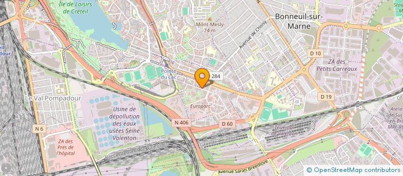 localisation de l'entreprise MBF à CRETEIL
