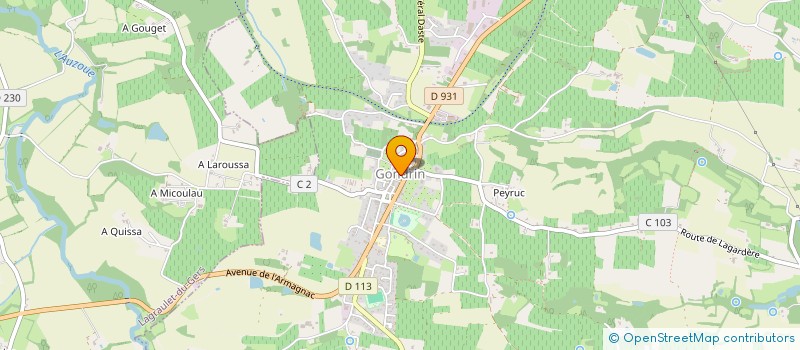 localisation de l'entreprise MBF  LAGRAULET-DU-GERS