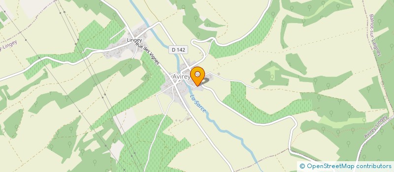 localisation de l'entreprise MBF  AVIREY-LINGEY