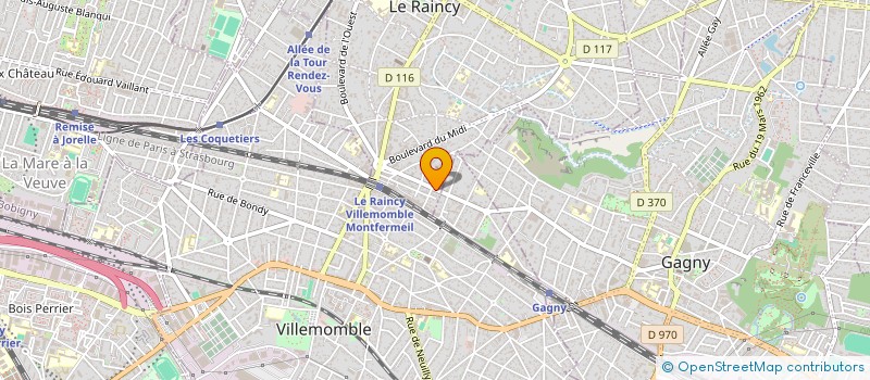 localisation de l'entreprise MBF CHAUFFAGE à VINCENNES