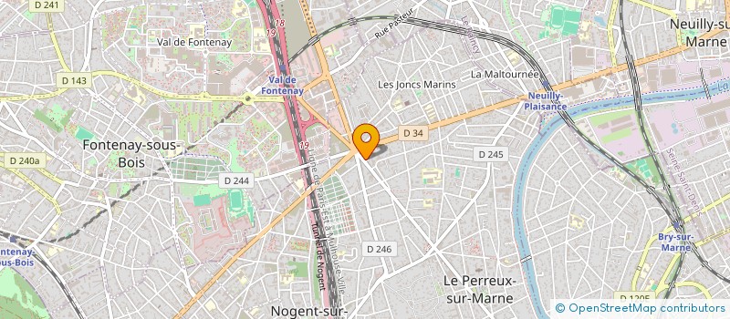 localisation de l'entreprise MBF ENERGIES à LE PERREUX-SUR-MARNE