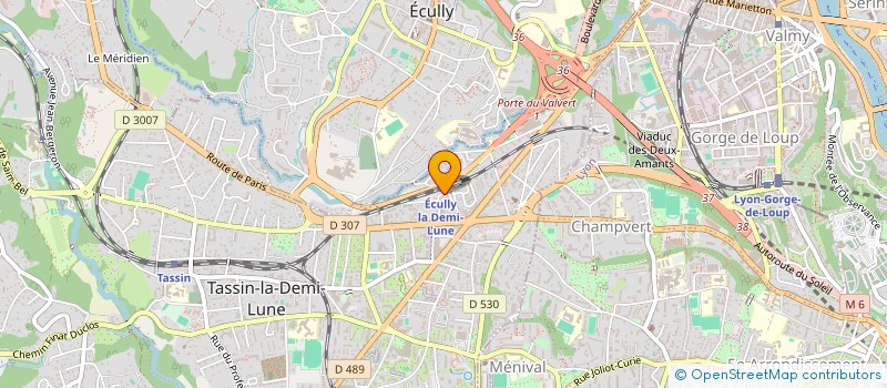 localisation de l'entreprise MBF FOOD  TASSIN-LA-DEMI-LUNE