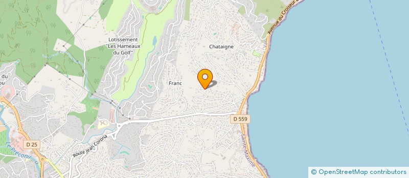 localisation de l'entreprise MBF MANAGEMENT & HOLDING SAS à SAINTE-MAXIME