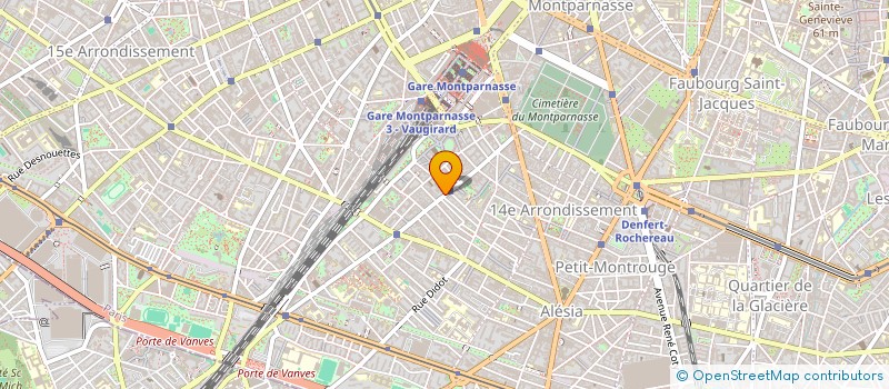 localisation de l'entreprise MBF MAREE à PARIS