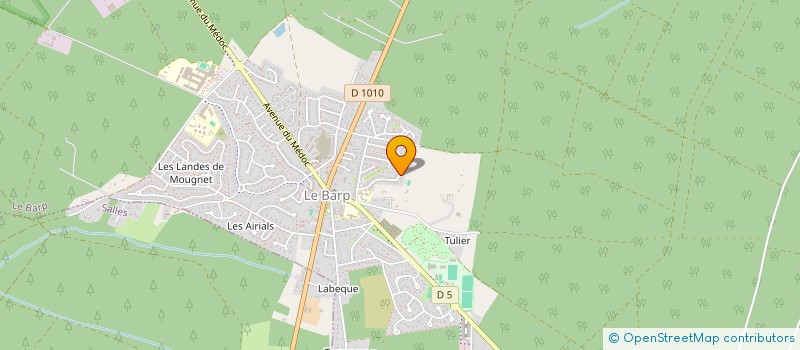 localisation de l'entreprise MBF SERVICES  LE BARP