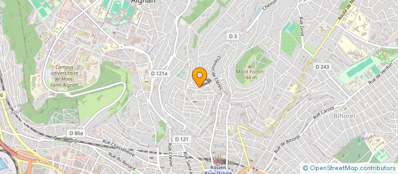 localisation de l'entreprise MBFL GESTION  MONT-SAINT-AIGNAN