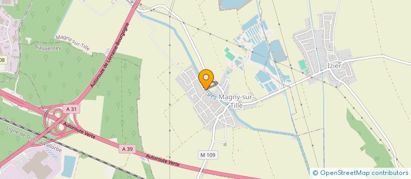 localisation de l'entreprise MBFP  MAGNY-SUR-TILLE