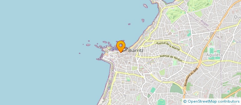 localisation de l'entreprise MBFT  BIARRITZ