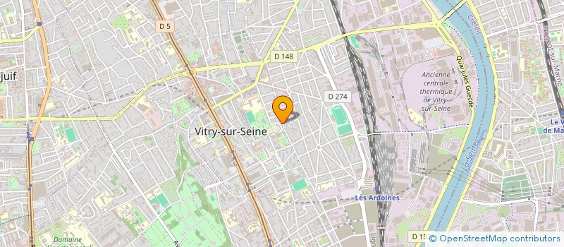 localisation de l'entreprise MBG  VITRY-SUR-SEINE