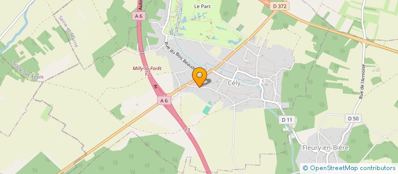 localisation de l'entreprise MBG à CELY
