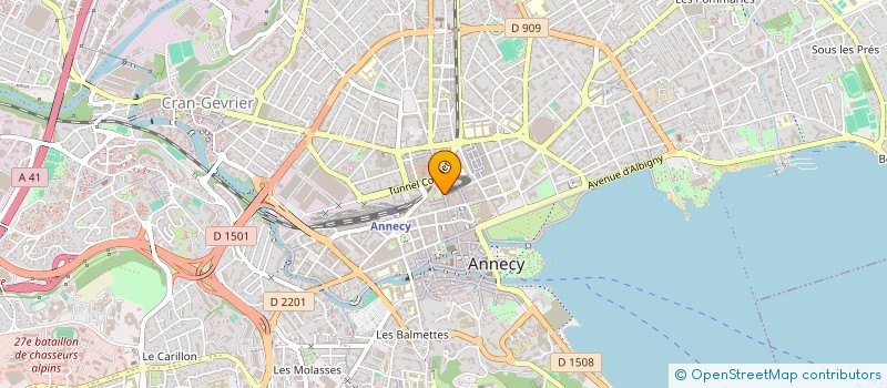localisation de l'entreprise MBG à ANNECY