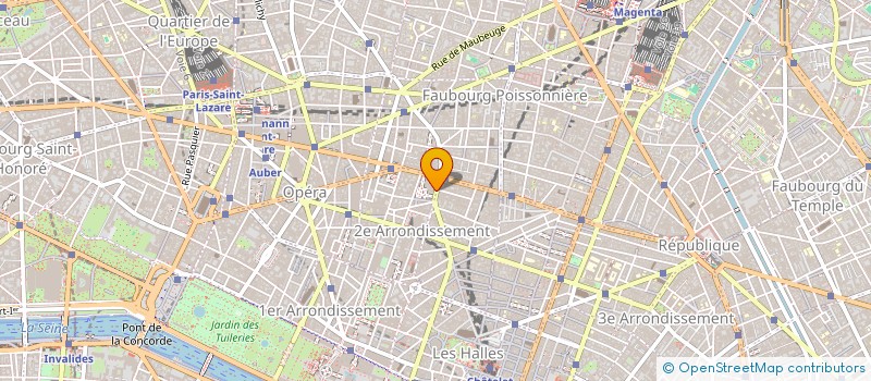 localisation de l'entreprise MBG  PARIS