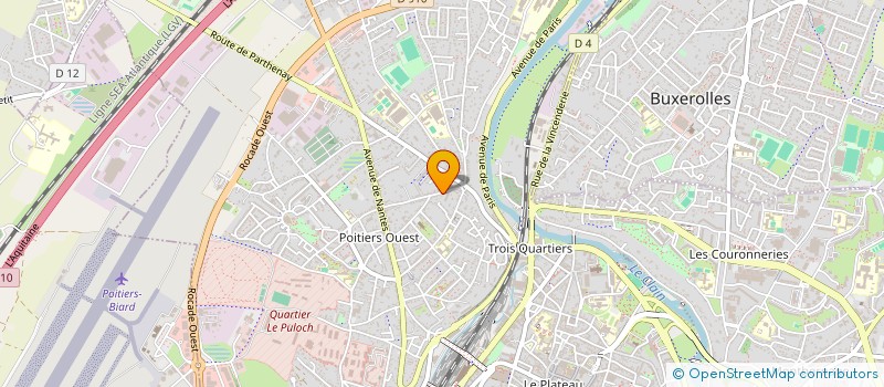 localisation de l'entreprise MBG 86  POITIERS