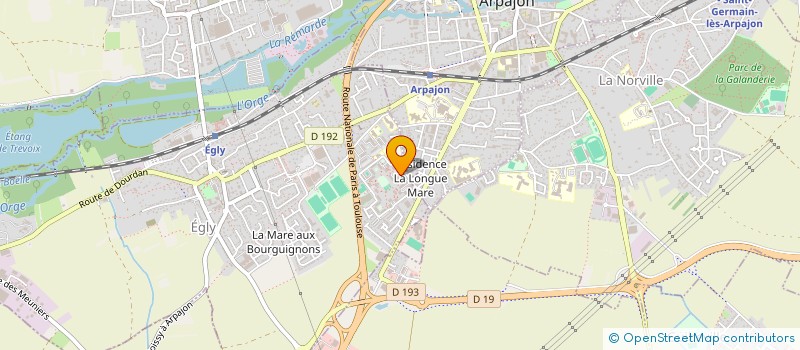 localisation de l'entreprise MBG  EGLY