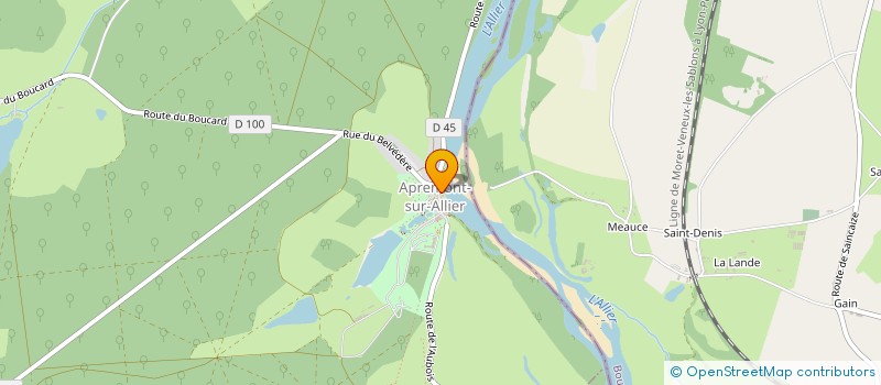 localisation de l'entreprise MBG  APREMONT-SUR-ALLIER