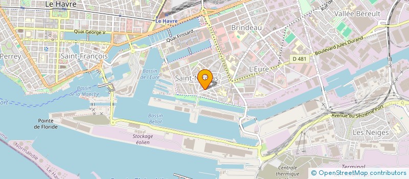 localisation de l'entreprise MBG BATIMENT  LE HAVRE