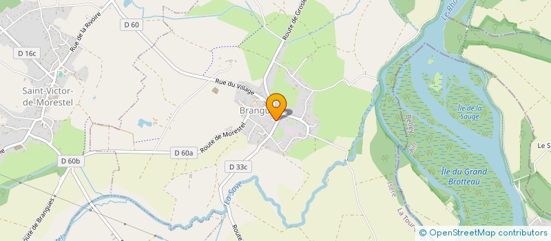 localisation de l'entreprise MBG IMMO  BRANGUES