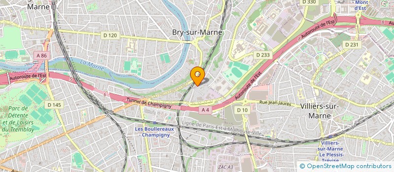 localisation de l'entreprise MBG INVESTISSEMENT  BRY-SUR-MARNE