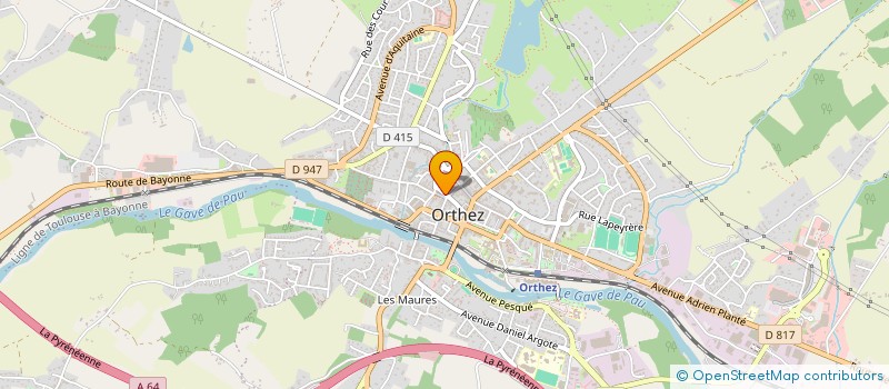 localisation de l'entreprise MBG JACOBINS  ORTHEZ