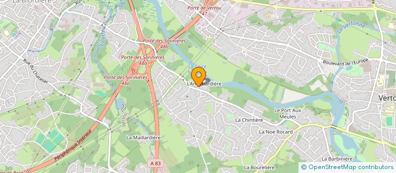 localisation de l'entreprise MBG PATRIMOINE  VERTOU