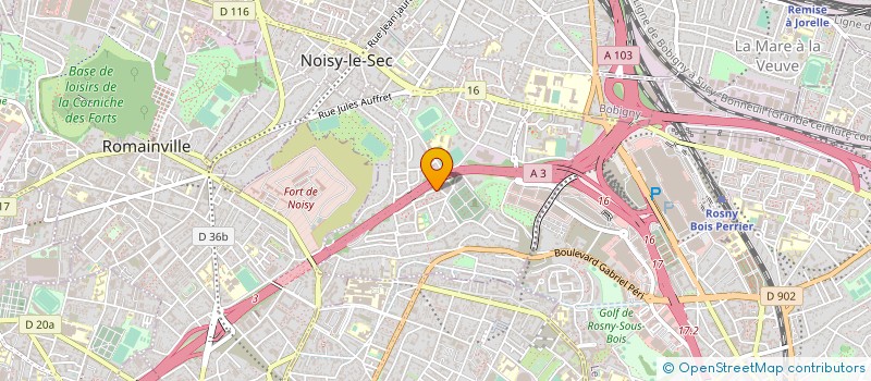 localisation de l'entreprise MBG TRANSPORT à NOISY-LE-SEC