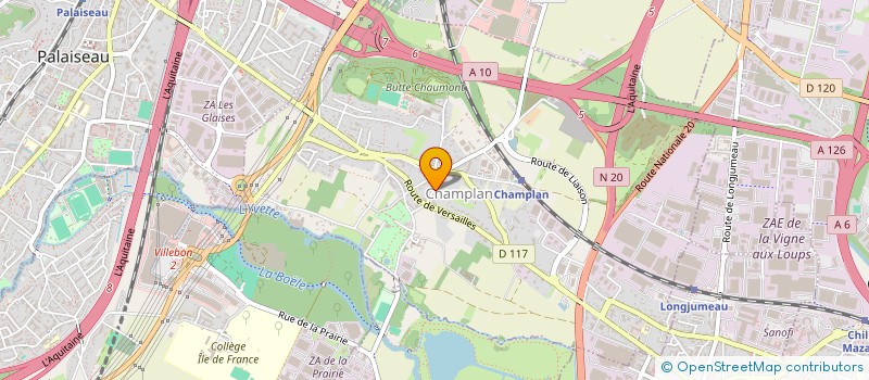 localisation de l'entreprise MBGI  CHAMPLAN