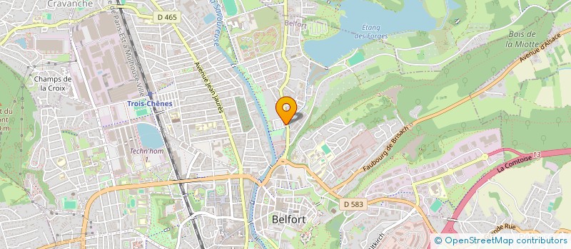 localisation de l'entreprise MBGP  BELFORT