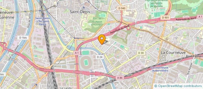 localisation de l'entreprise MBH 2  SAINT-DENIS