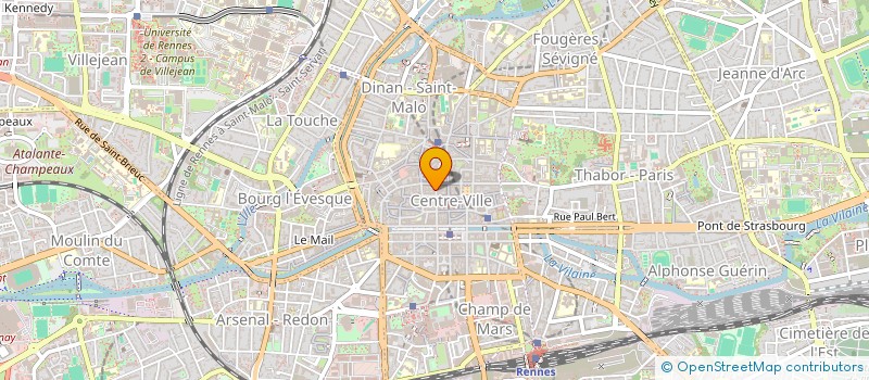 localisation de l'entreprise MBH à RENNES