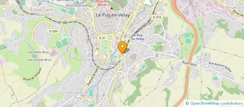 localisation de l'entreprise MBH  LE PUY-EN-VELAY