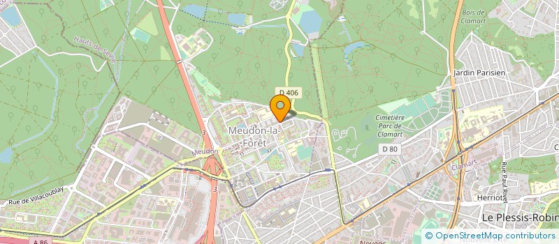 localisation de l'entreprise MBH à MEUDON