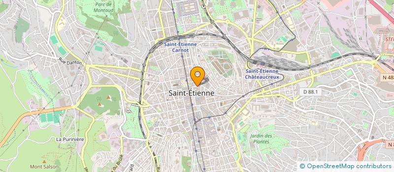 localisation de l'entreprise MBH à SAINT-ETIENNE