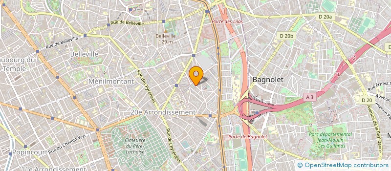 localisation de l'entreprise MBH  PARIS