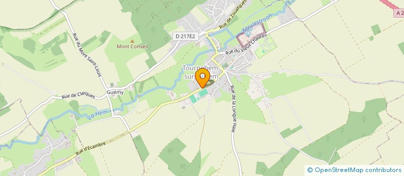 localisation de l'entreprise MBH  TOURNEHEM-SUR-LA-HEM