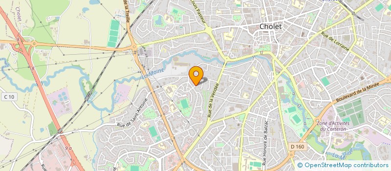 localisation de l'entreprise MBH CY à CHOLET