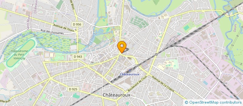 localisation de l'entreprise MBH LOCATION à CHATEAUROUX