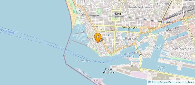 localisation de l'entreprise MBH ORTHO à LE HAVRE