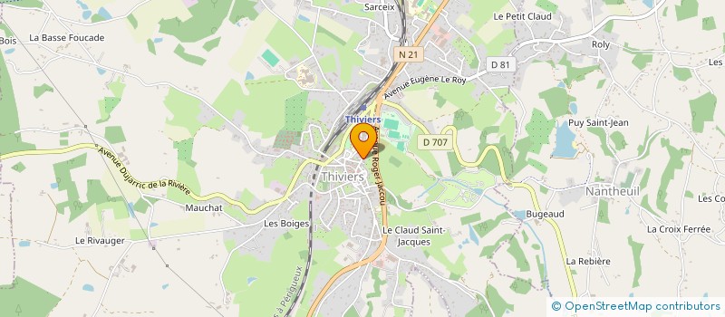 localisation de l'entreprise MBHHOLD  THIVIERS