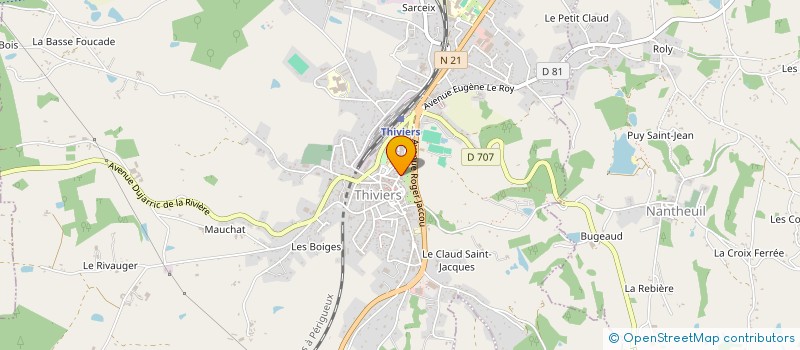 localisation de l'entreprise MBHREP à THIVIERS